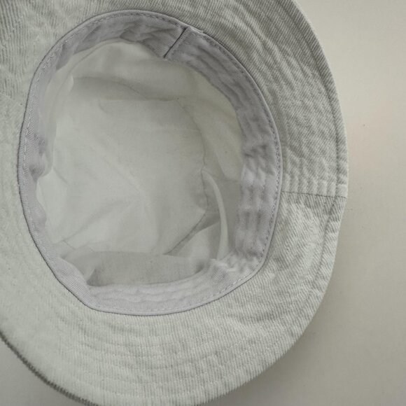 HEY ROWAN Bucket Hat Fitted Sun Cap Smiling White Corduroy Beach Fishing - Picture 7 of 9